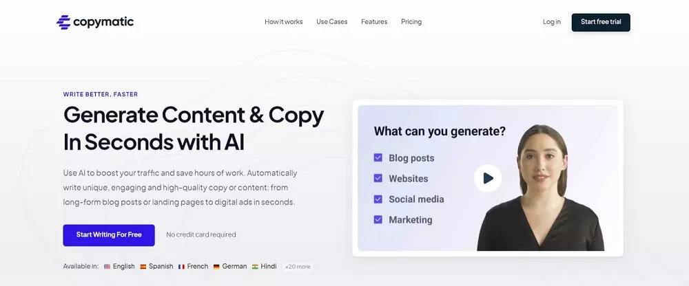 Top 20 AI Content Writing Tools In 2022