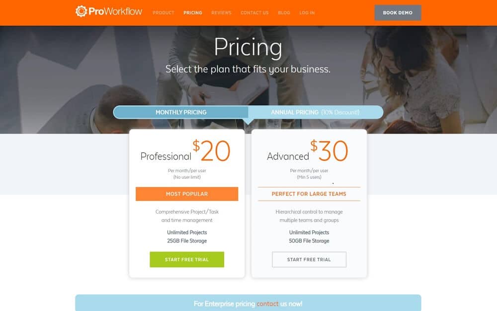 Proworkflow pricing