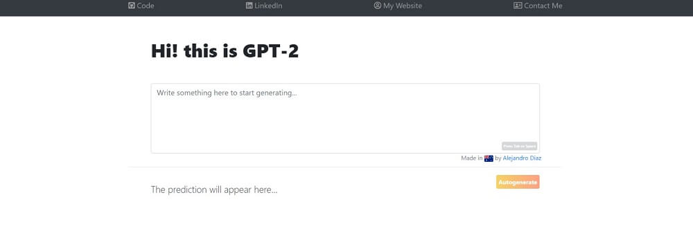 GPT-2 Text Generator