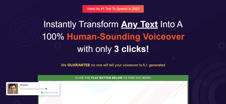 Speechelo AI Voice Generator: Detailed Review