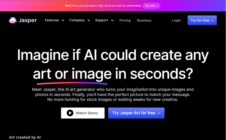 Jasper Art AI Art Generator: Review