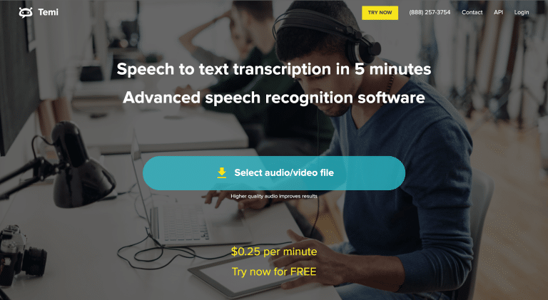 Audio-To-Text Converter Temi: A Review