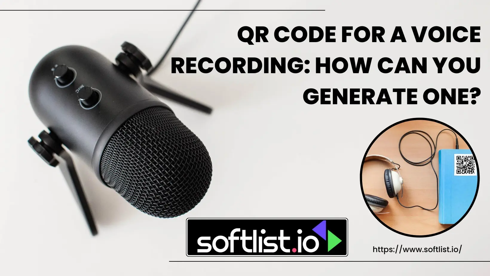 QR code for voice recording