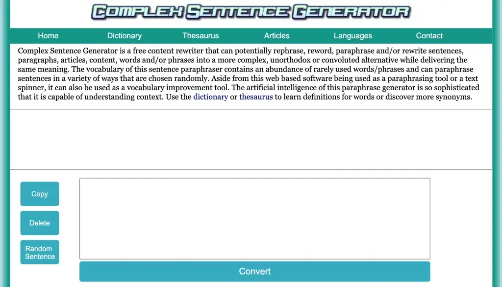 Top 21 Complex Sentence Generators Softlist.io