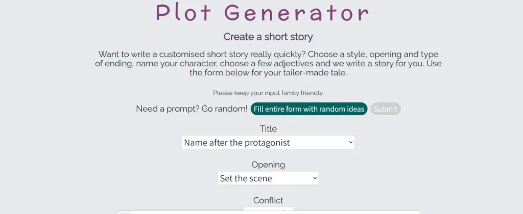 Plot Generator: AI Script Generator Review Softlist.io