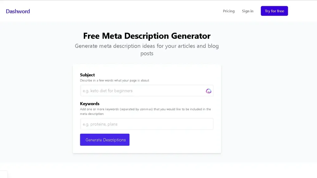 21 Best Meta Description Generator For Creators Softlist.io