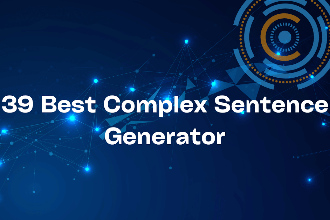Complex Sentence Generator